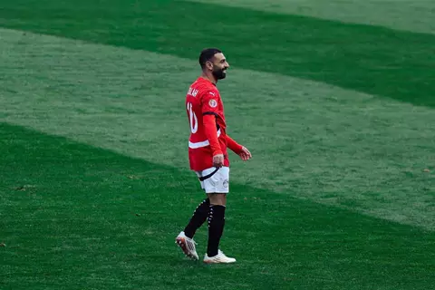  "سيلفي مع نفسه".. تميمة صلاح تتحول من ليفربول إلى منتخب مصر (صورة)